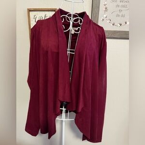 Dana Buchman Rich Burgundy Knit Top